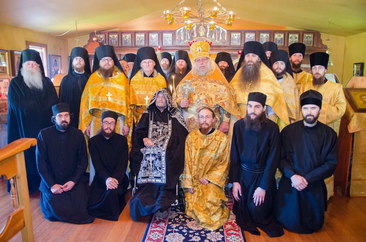 Gravely Ill Schemamonk John Returns to the Hermitage - Holy Cross Monastery