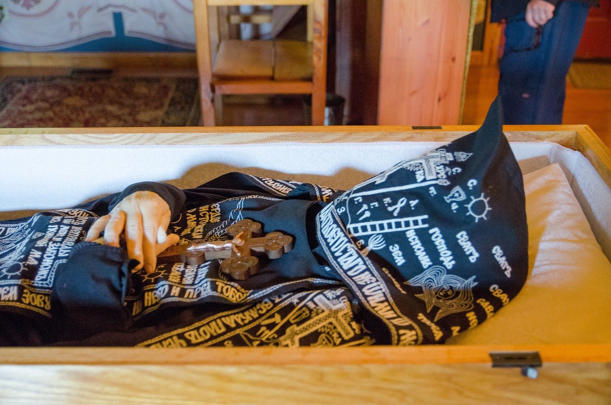 Schemamonk John Reposes in the Lord - Holy Cross Monastery