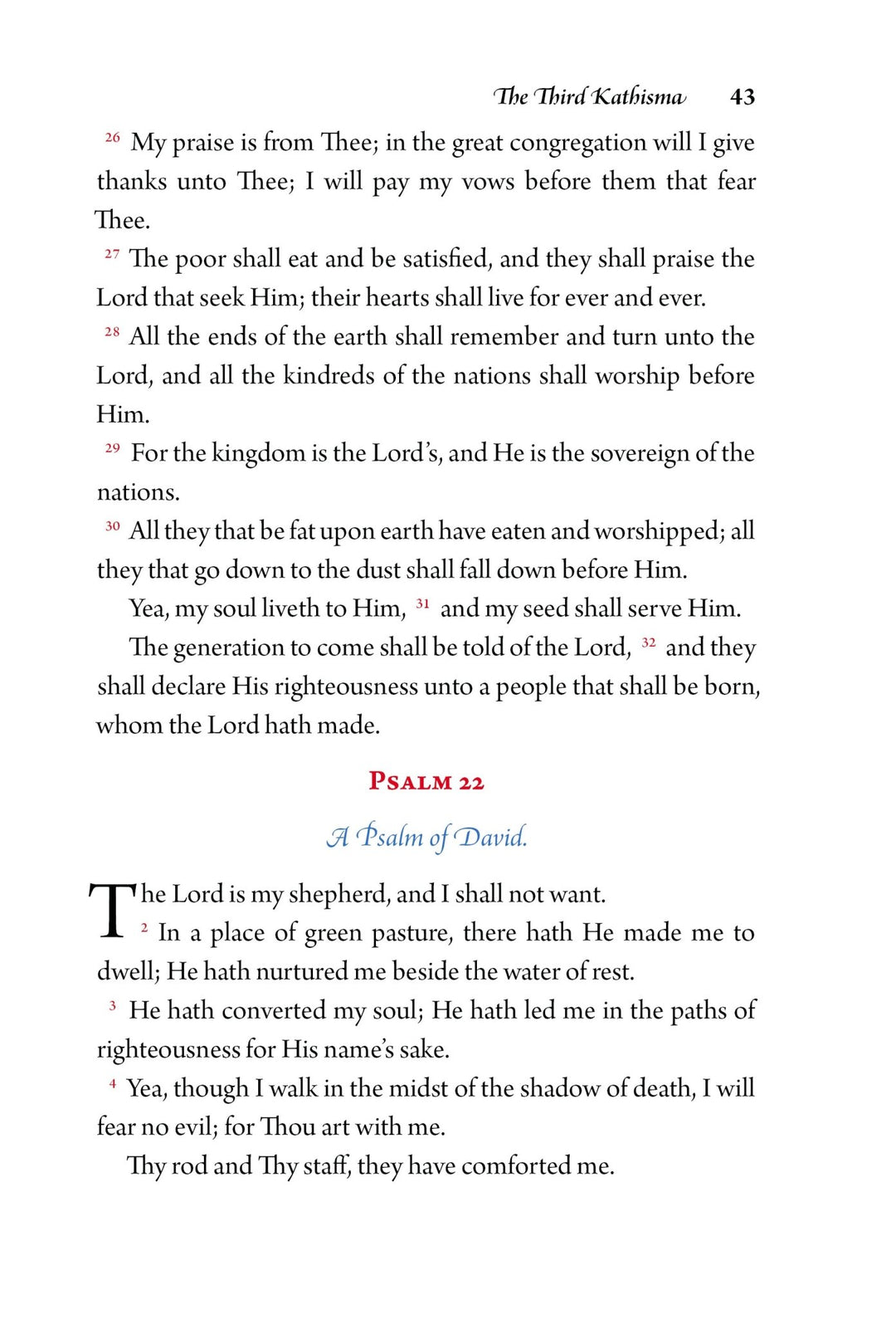 The Psalter (CTOS) - Holy Cross Monastery