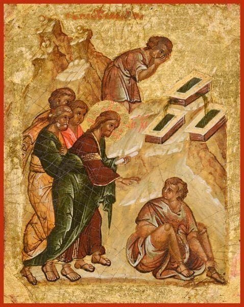 Believing Is Seeing - Homily on the Sunday of the Blind Man (2026) - Holy Cross Monastery