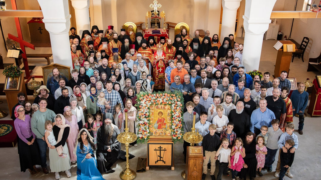 Bishop Luke Celebrates the Feast of St. Panteleimon at Holy Cross and Installs Igumen Gabriel as Abbot