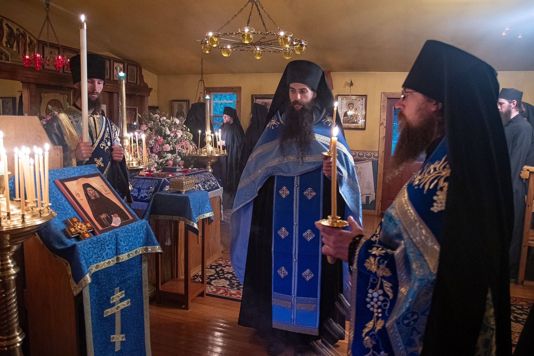 First Service for St. Joseph the Hesychast Celebrated in English - Holy Cross Monastery