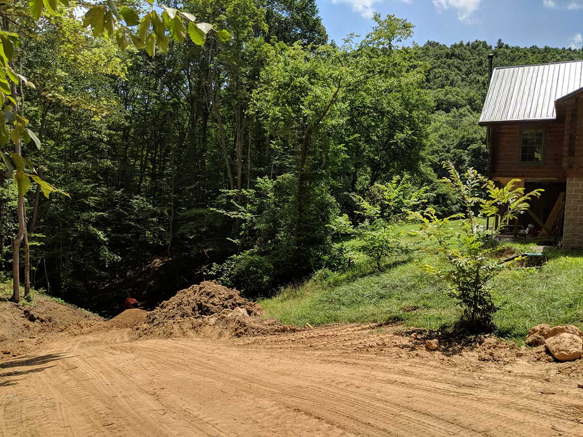 Landslide Repairs Update - Holy Cross Monastery