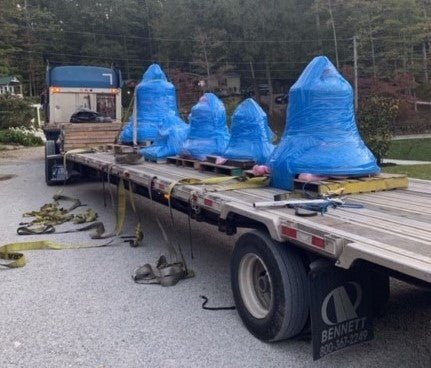 New Set of Bells Arrives - Holy Cross Monastery