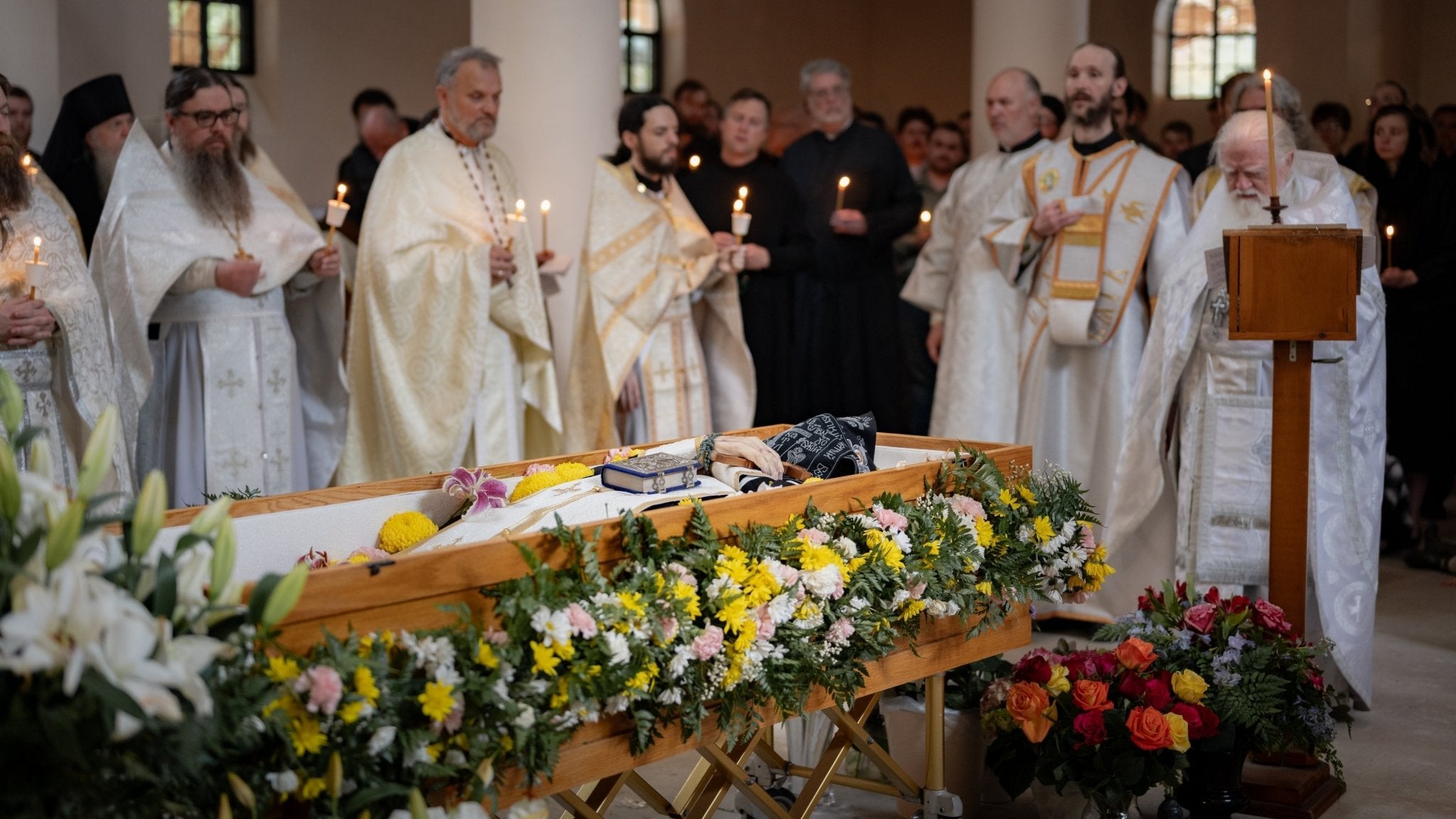 Paschal Funeral Served for Schema-Archimandrite Panteleimon