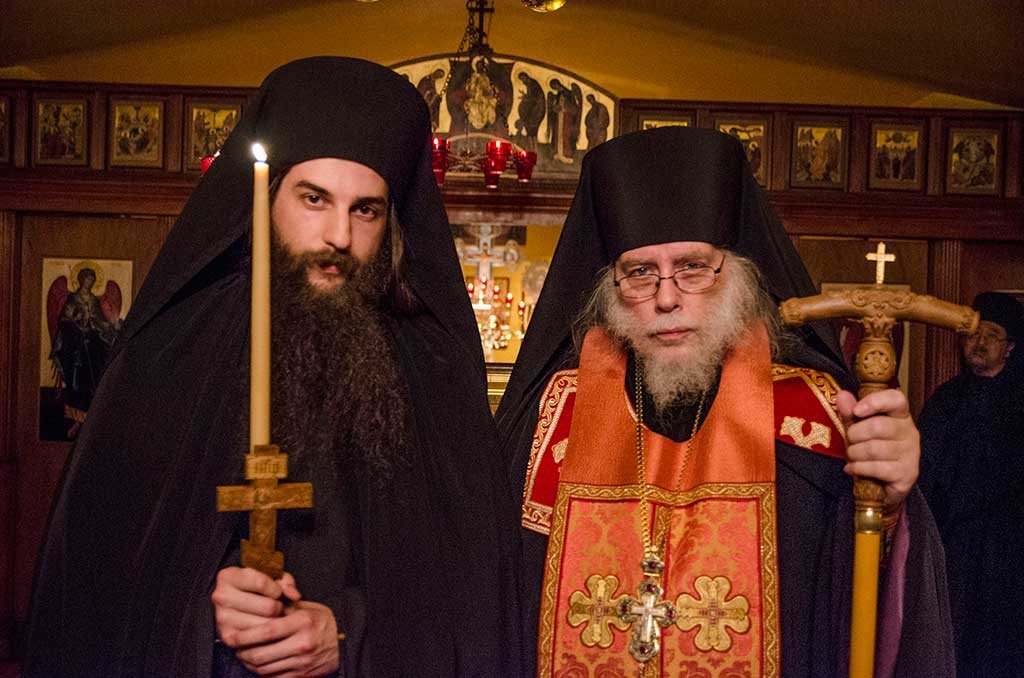 Tonsure of Monk Basil - Holy Cross Monastery
