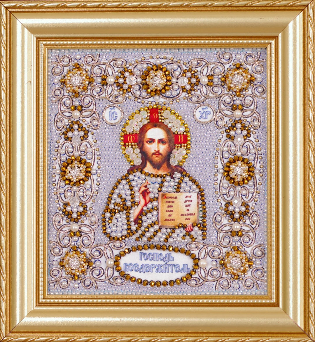 Christ the Savior (Hand Embroidered) - Holy Cross Monastery