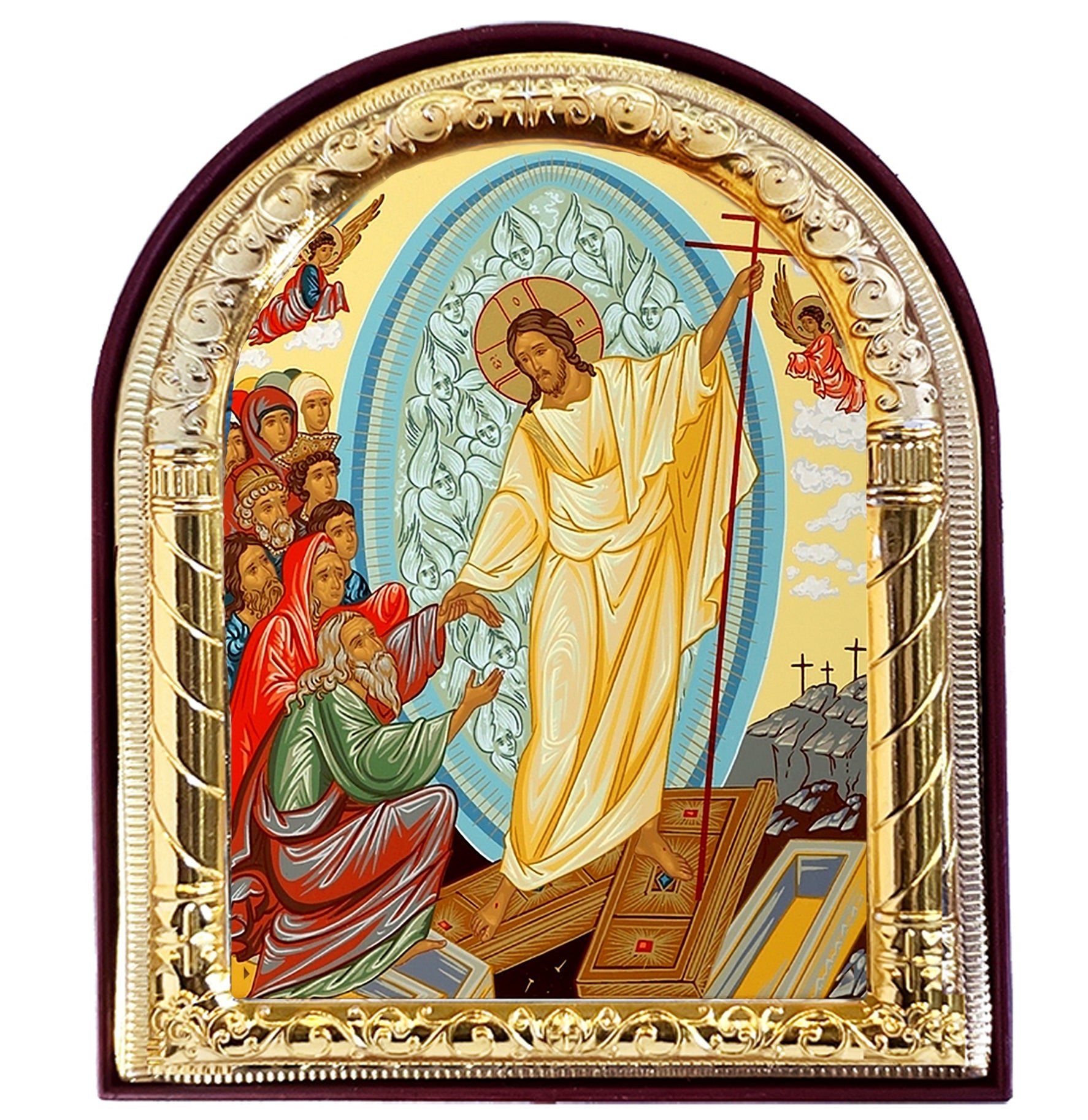 Harrowing of Hades Icon - Soft - style (Small) - Holy Cross Monastery