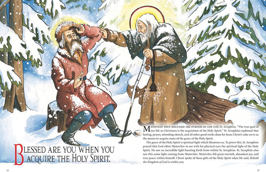 St. Seraphim's Beatitudes - Blessings for Our Path to Heaven - Holy Cross Monastery