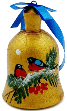 Wooden Bell Ornament - Holy Cross Monastery