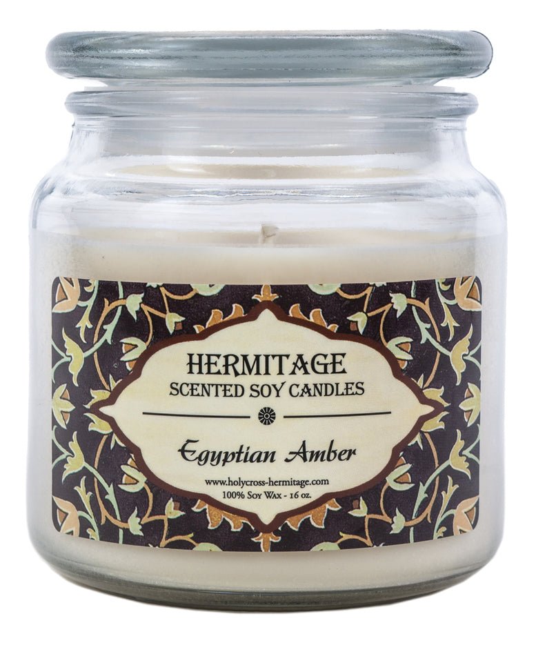 Egyptian Amber Scented Candle - Holy Cross Monastery