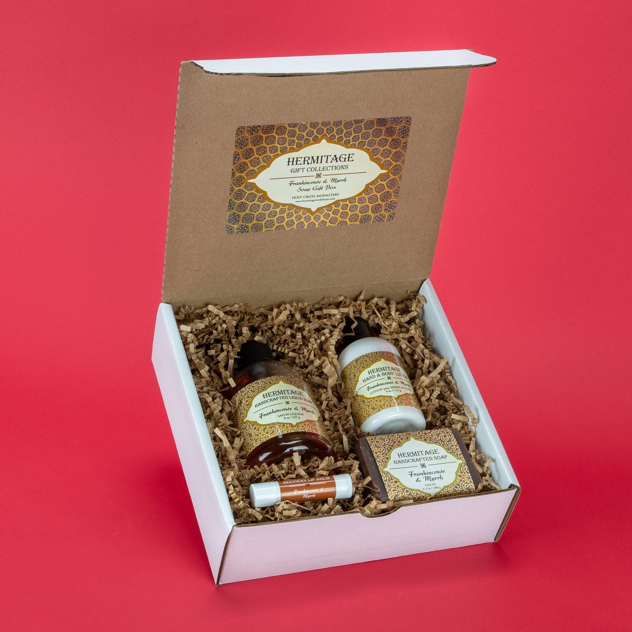 Frankincense & Myrrh Soap Gift Box - Holy Cross Monastery