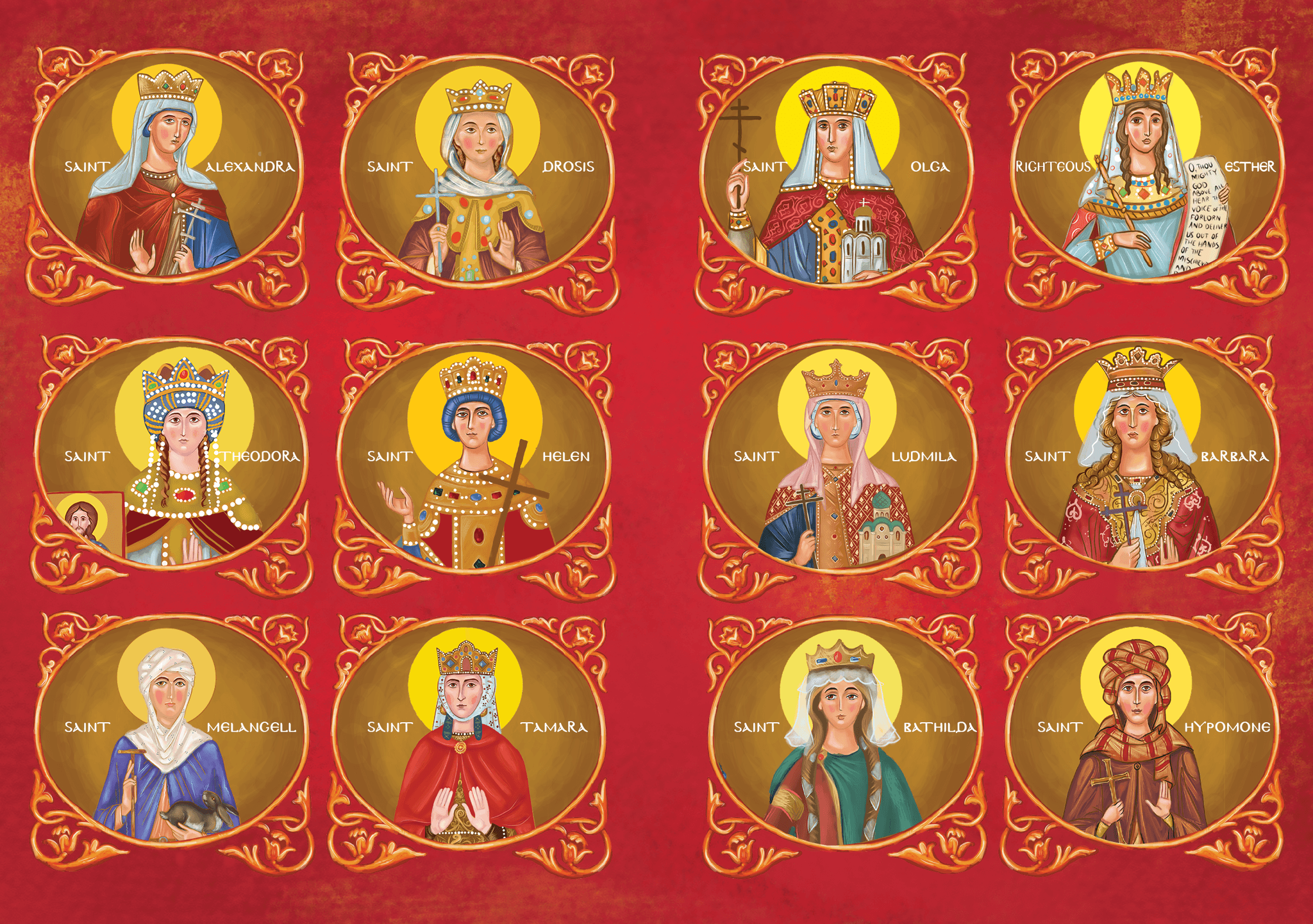 My Holy Queens and Princesses - Holy Cross Monastery