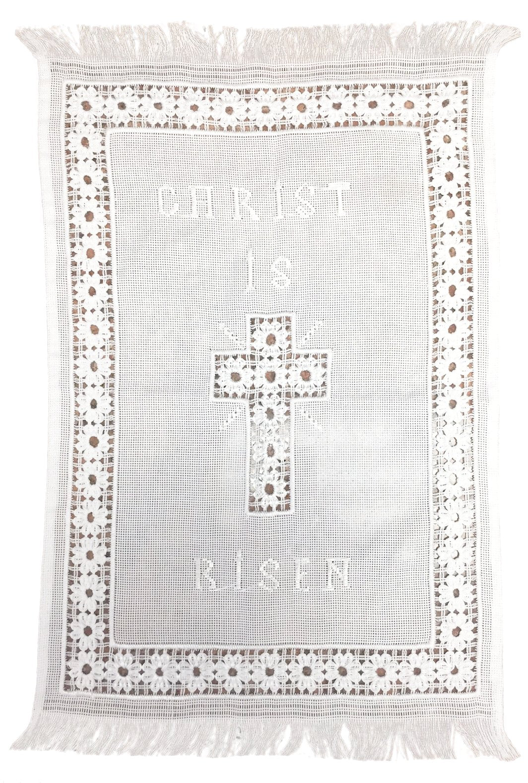 Pascha Basket Cover - Hand Embroidered - Holy Cross Monastery