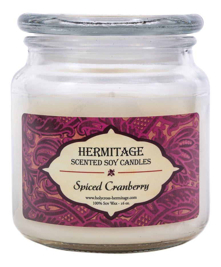 Spiced Cranberry Scented Candle - Holy Cross Monastery