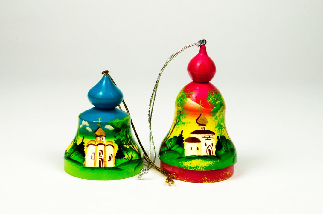 Wooden Bell Ornament - Holy Cross Monastery