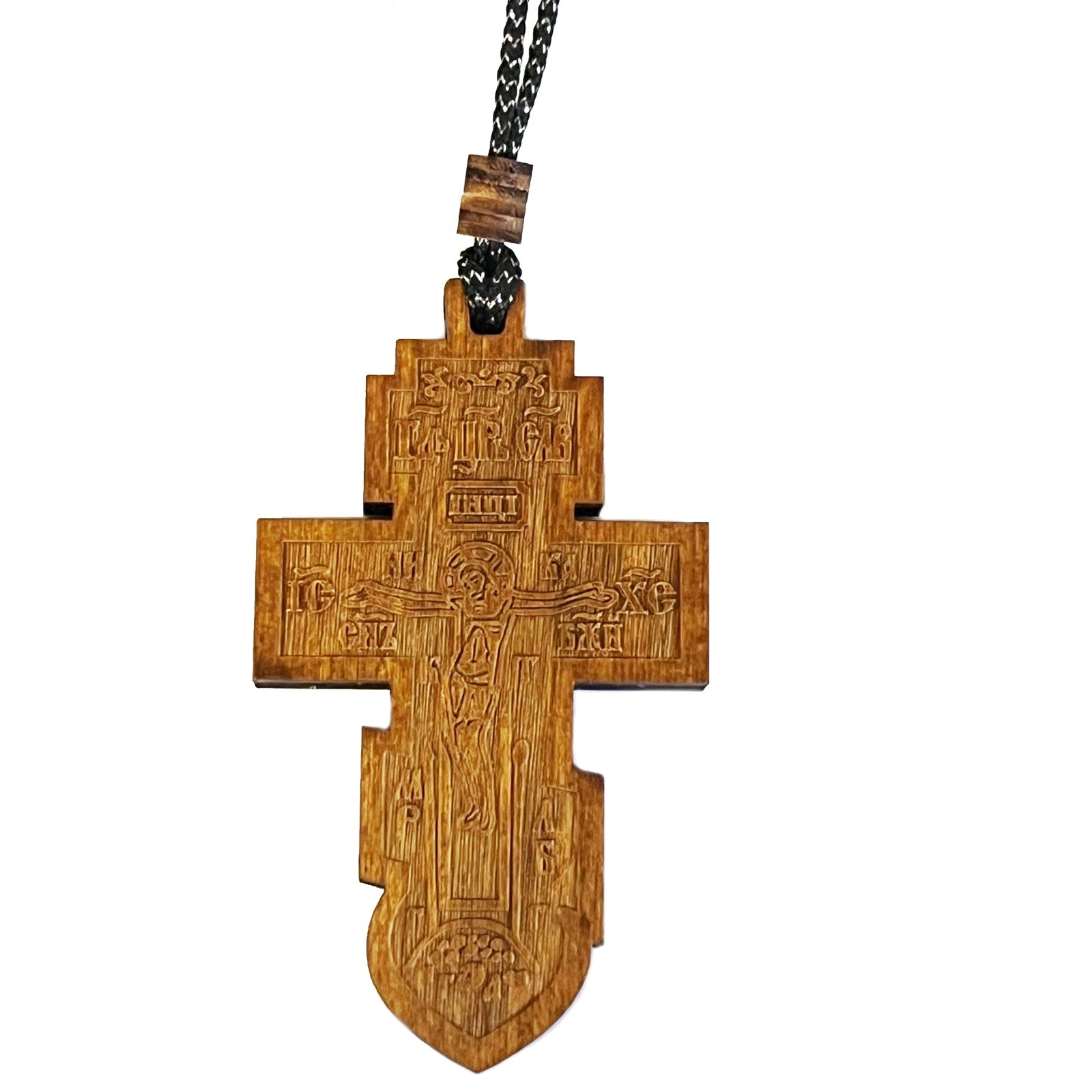 Wooden Car Cross-Save and Protect - Holy Cross Monastery